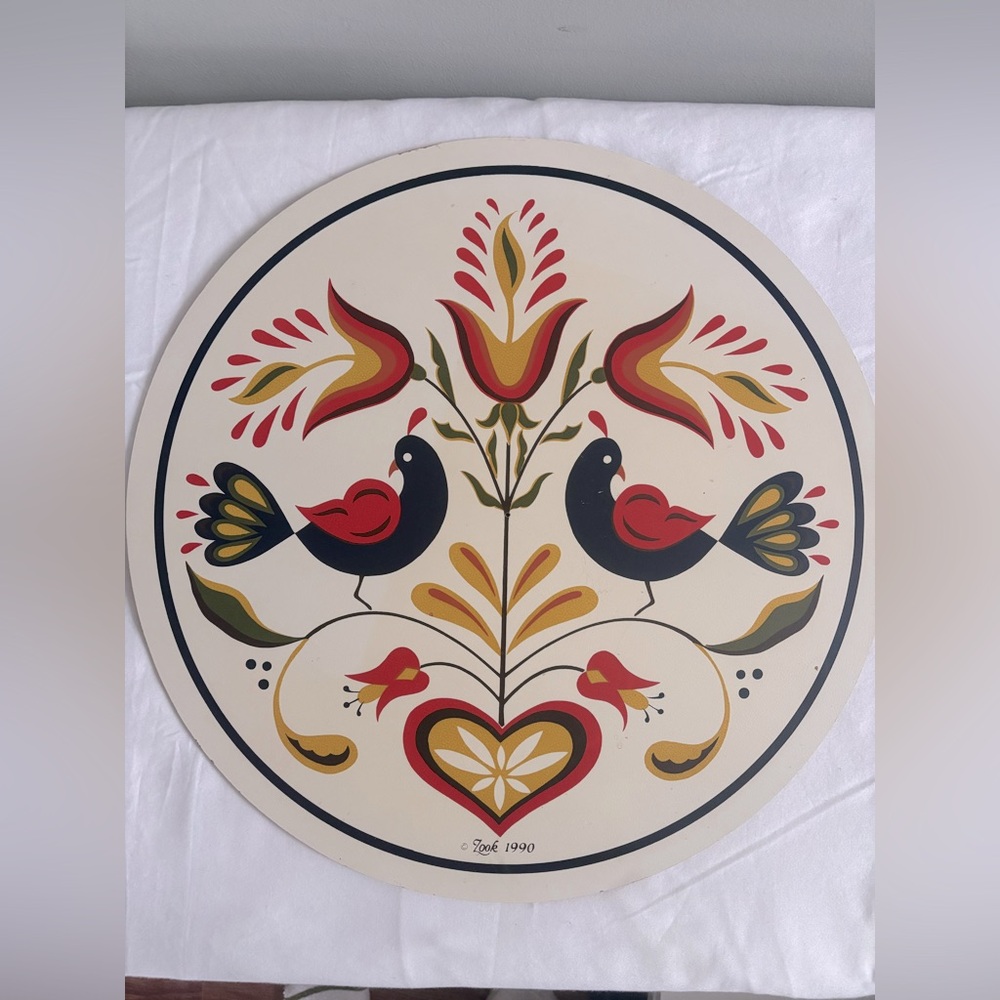Vintage Jacob Zook Pennsylvania Dutch folk art hex sign